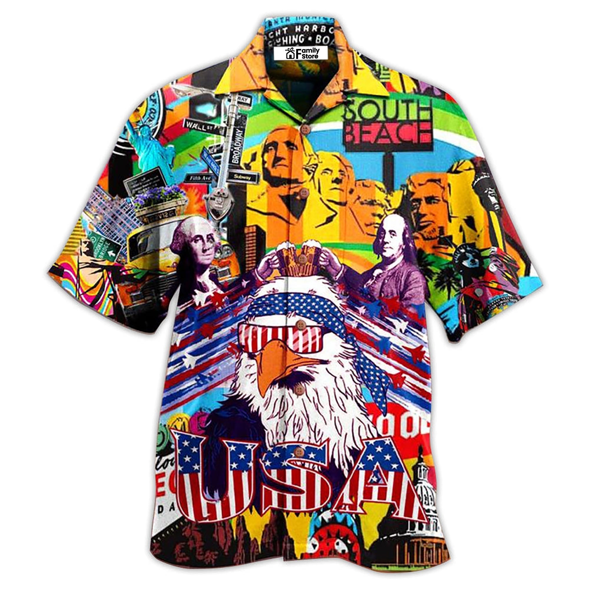 America Proud Forever Independence Day - Hawaiian Shirt