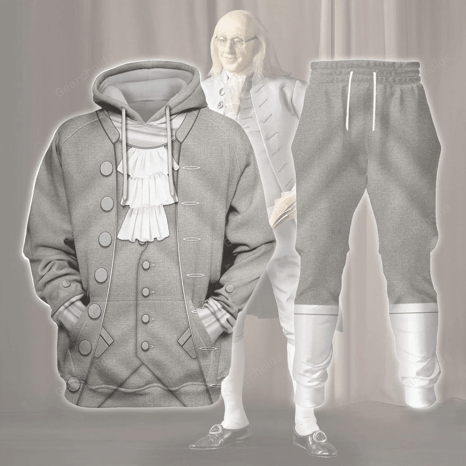 Benjamin Franklin Founding Father Of The US Hoodie Sweatshirt Sweatpants