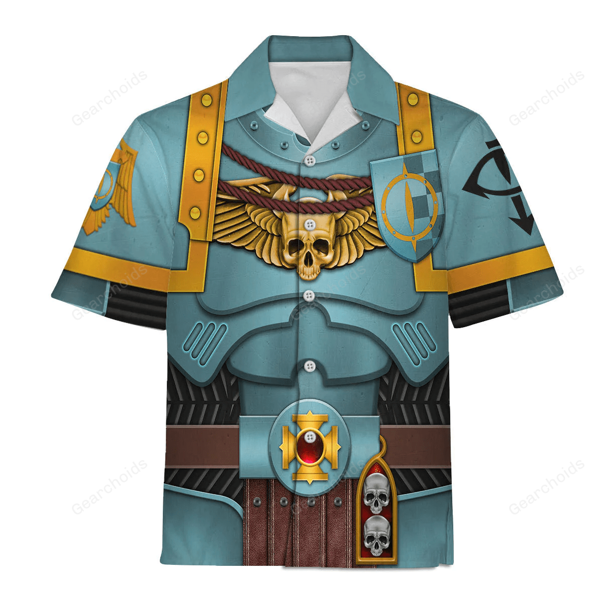 Warhammer Sons Of Horus Captain - Costume Cosplay Hawaiian Shirt WHHS124