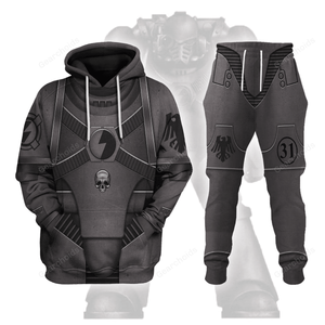 Warhammer Pre-Heresy Raven Guard In Mark IV Maximus Power Armor - Fandom Hoodie Sweatshirt Sweatpants WHHS188 HSQT4174