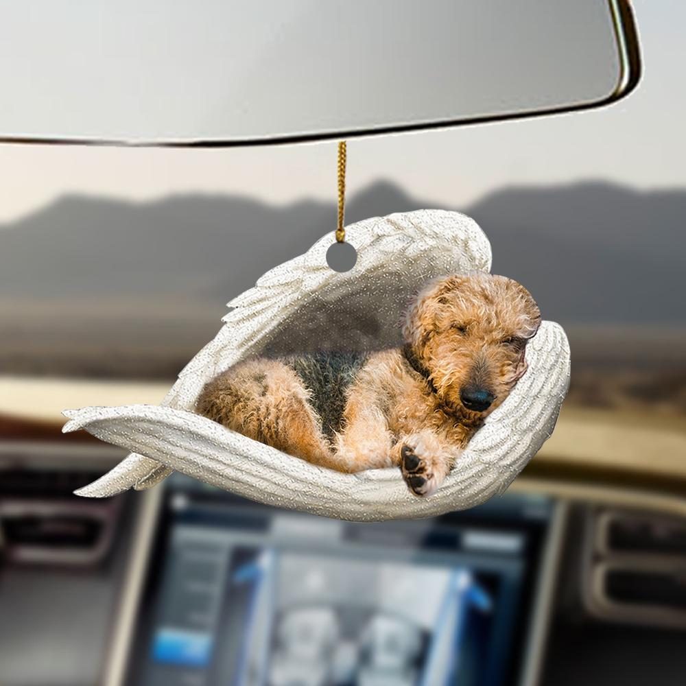 Airedale Terrier Sleeping Angel Ornament - Gift For Dog Lover