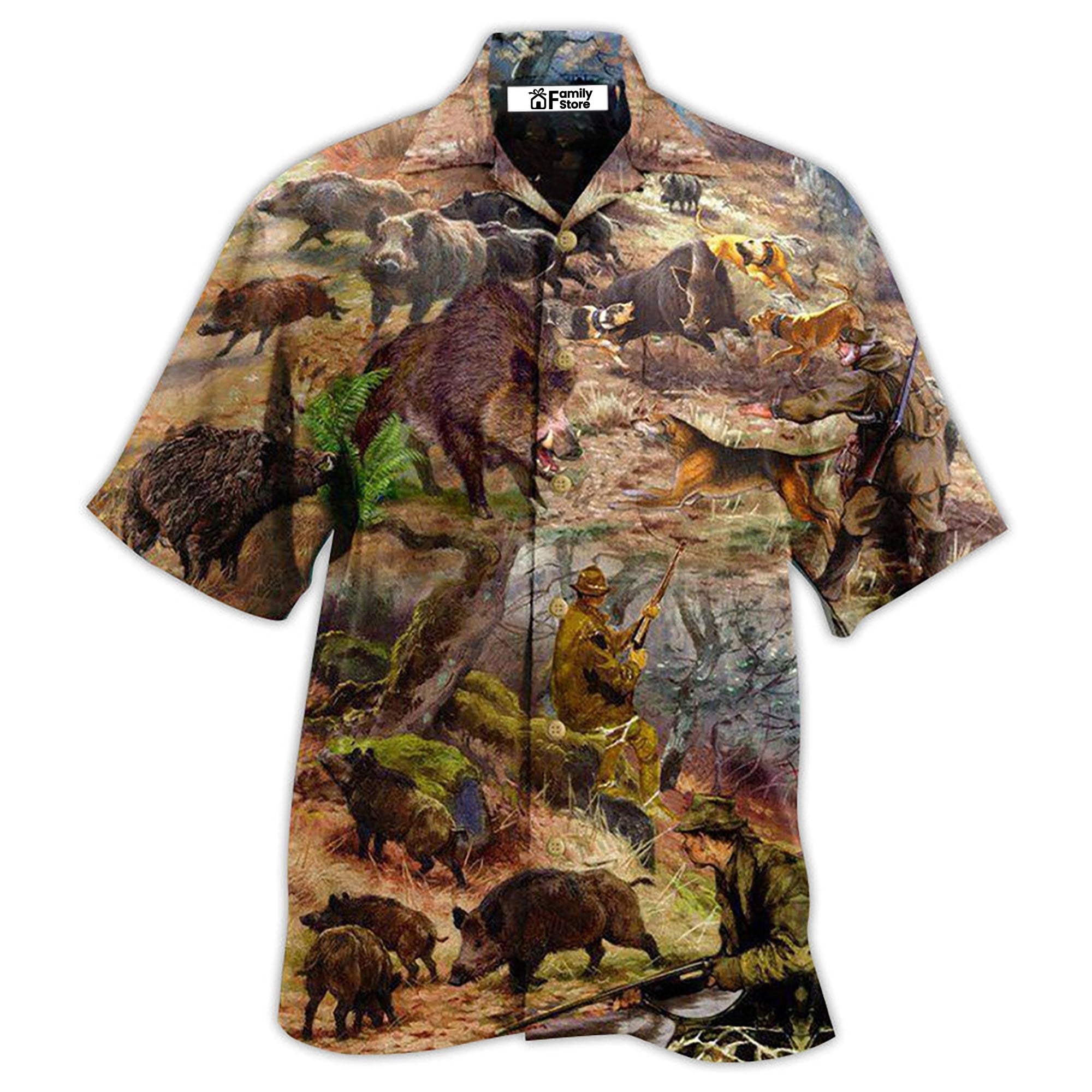 All Care About Is Hunting And Maybe 3 People - Gift For Hunting Lovers - Hawaiian Shirt