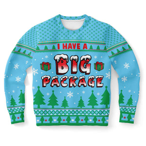 I Have A Big Package Ugly Christmas Sweater