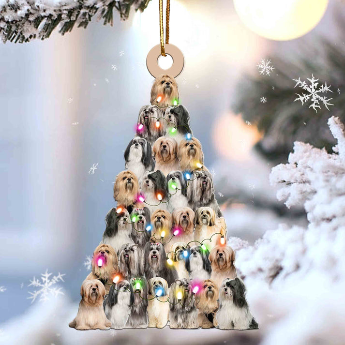 Lhasa Apso Lovely Tree Ornament - Gift For Dog Lover