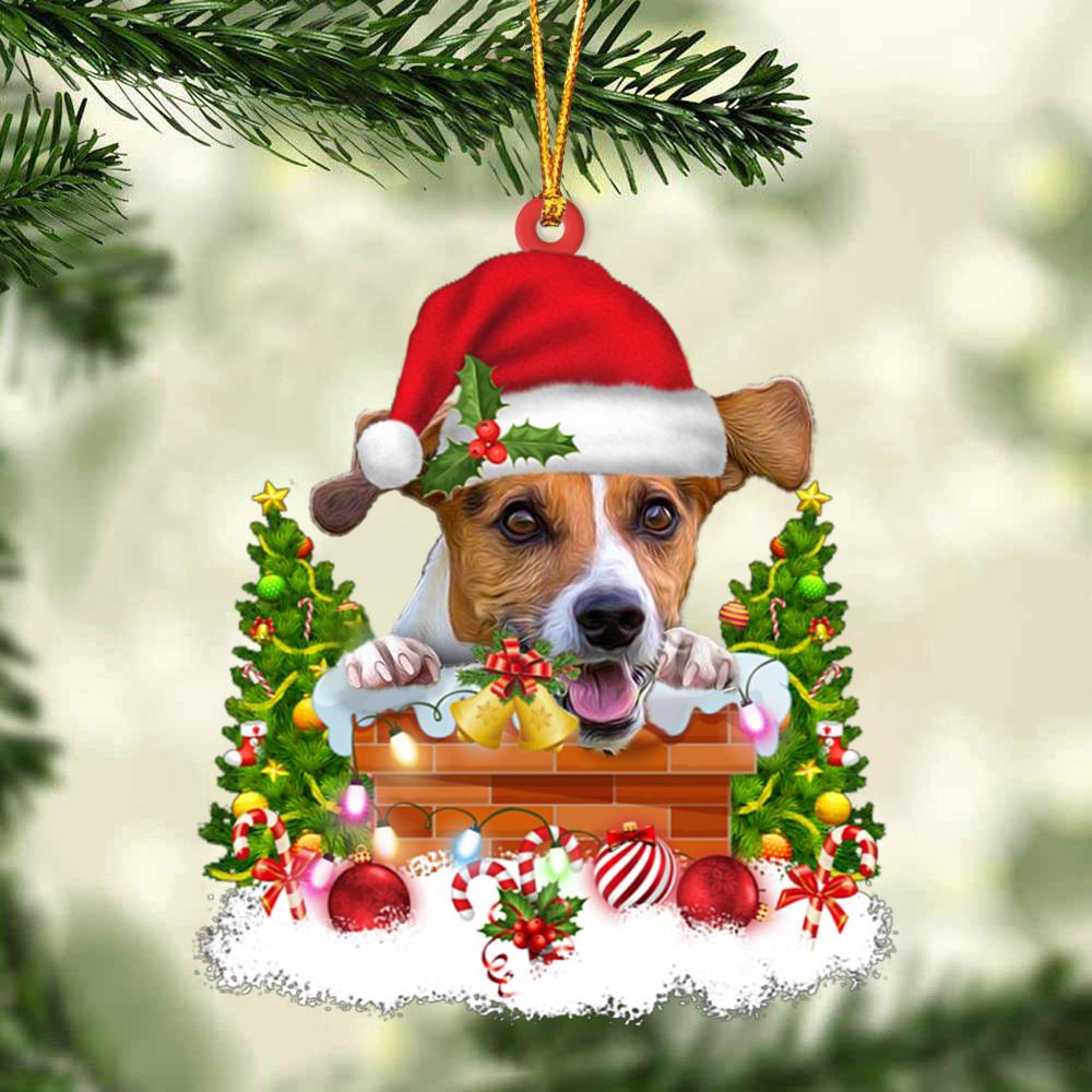 Jack Russell Terrier And Christmas Ornament - Gift For Dog Lover