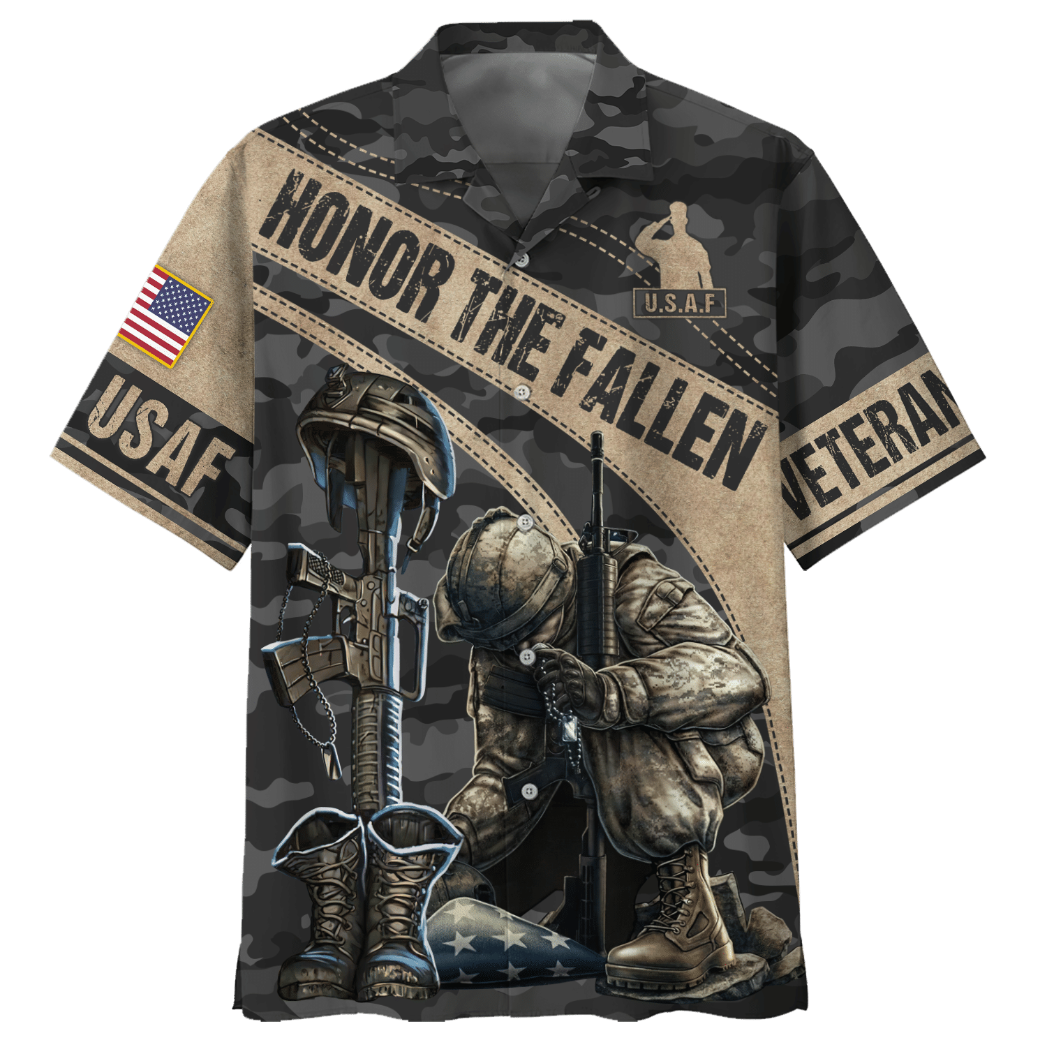 Air Force Honor The Fallen - For Men And Women - Hawaiian Shirt