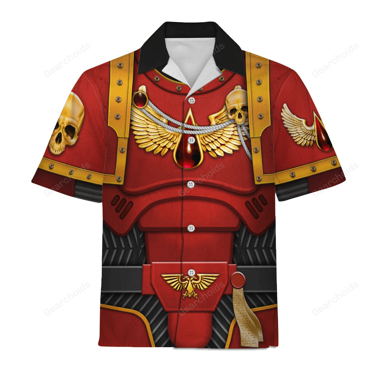 Warhammer Blood Angels Captain - Costume Cosplay Hawaiian Shirt WHHS110