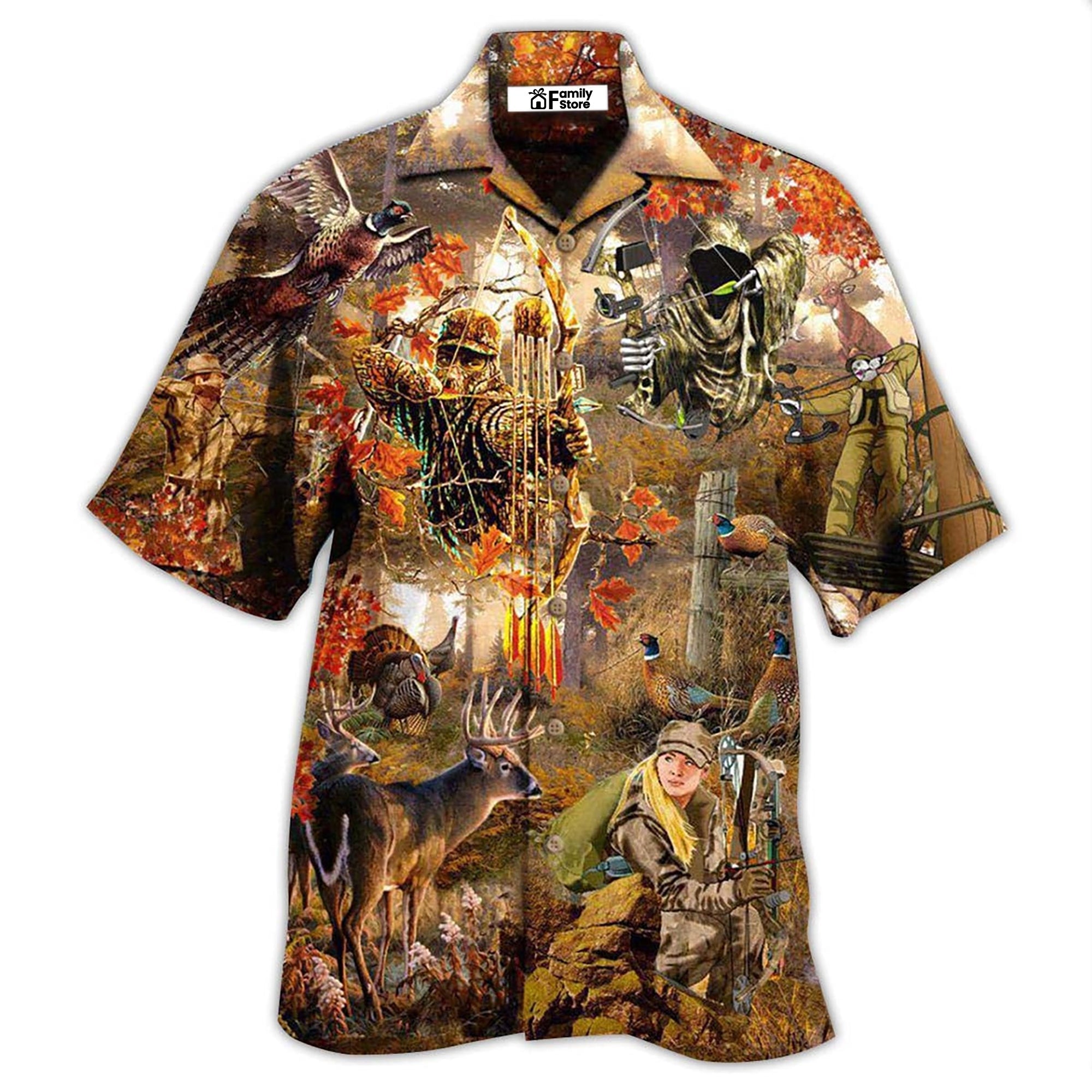 Hunting Bow And Arrow Were The History Of Mankind Cool - Gift For Hunting Lovers - Hawaiian Shirt