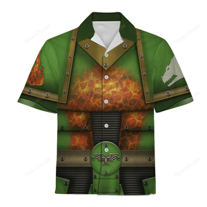 Warhammer Salamanders Legions - Costume Cosplay Hawaiian Shirt WHHS108