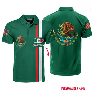 Personalized Mexican Green - Men Polo Shirt