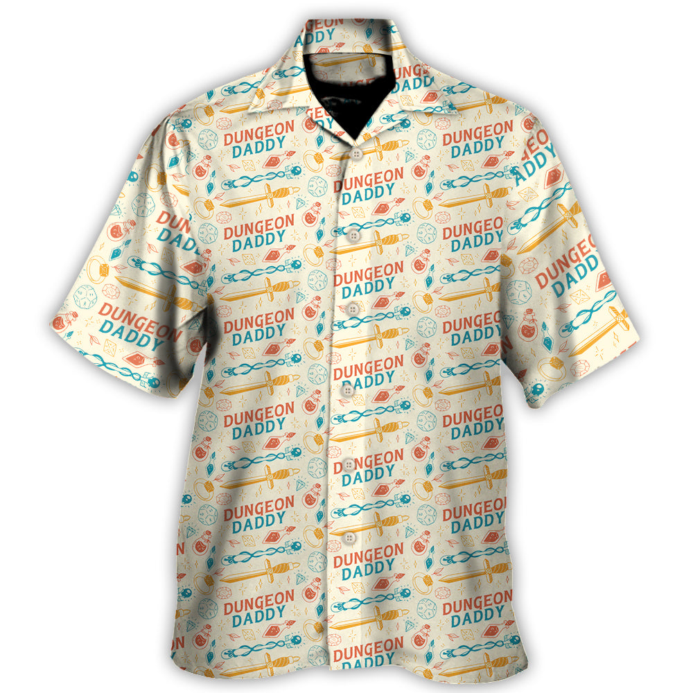 DnD Dungeon Daddy Pattern - Hawaiian Shirt