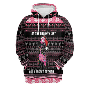 Flamingo Naughty List - Hoodie