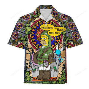 It's Dangerous To Go Alone! Take This - For Men And Women - Hawaiian Shirt