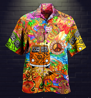 Hippie Pumpkins Mix Color - Hawaiian Shirt