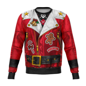 Oh What Fun It Is To Ride Biker Christmas Ugly Sweater