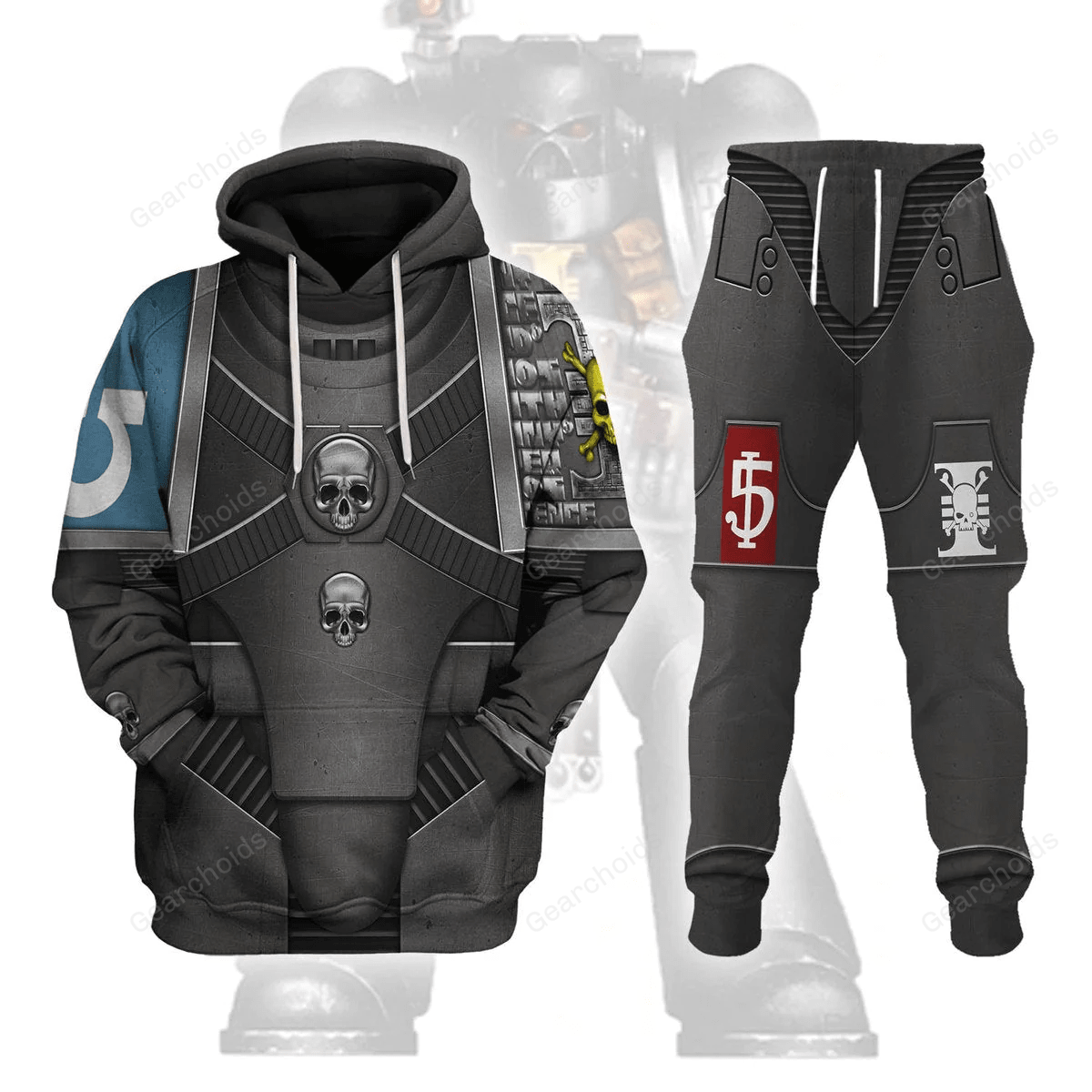 Warhammer Pre-Heresy Deathwatch In Mark IV Maximus Power Armor - Fandom Hoodie Sweatshirt Sweatpants WHHS184 HSQT4171