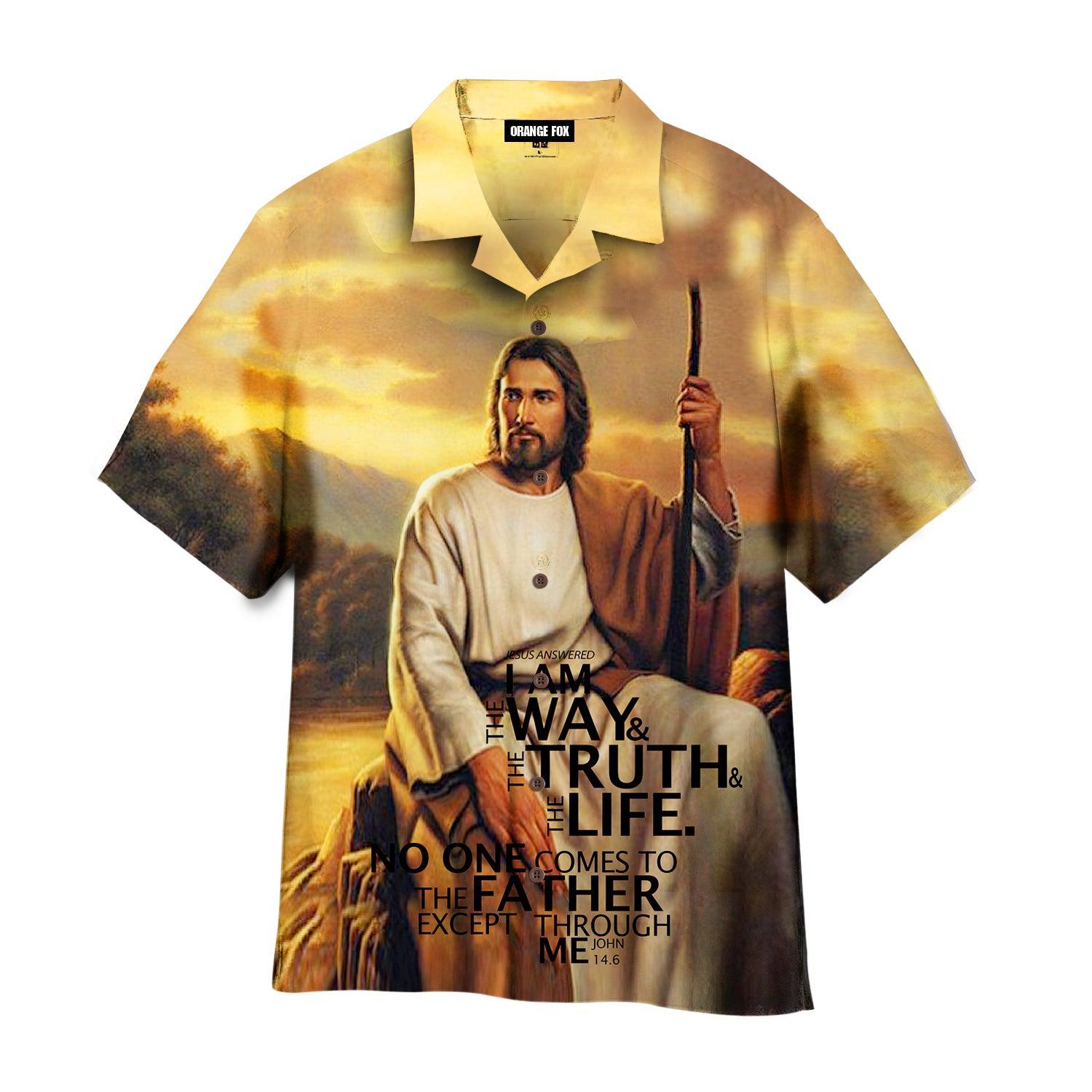 Yellow Jesus Hawaiian Shirt For Men & Women