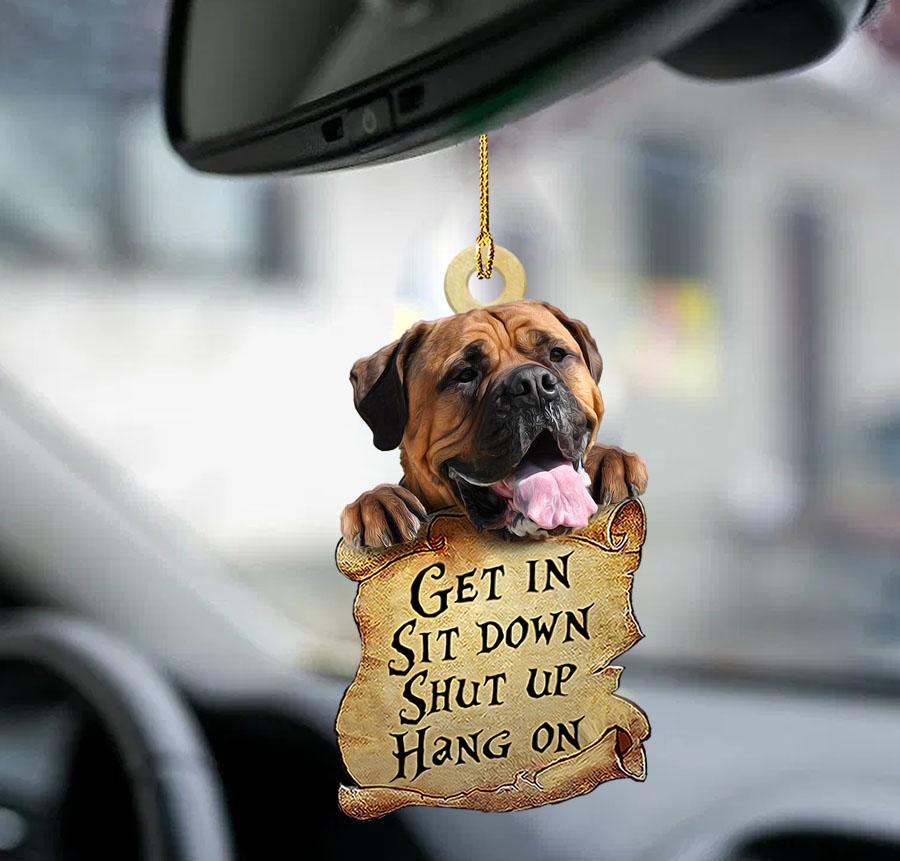 Bullmastiff Get In Two Sided Ornament - Gift For Dog LoveR