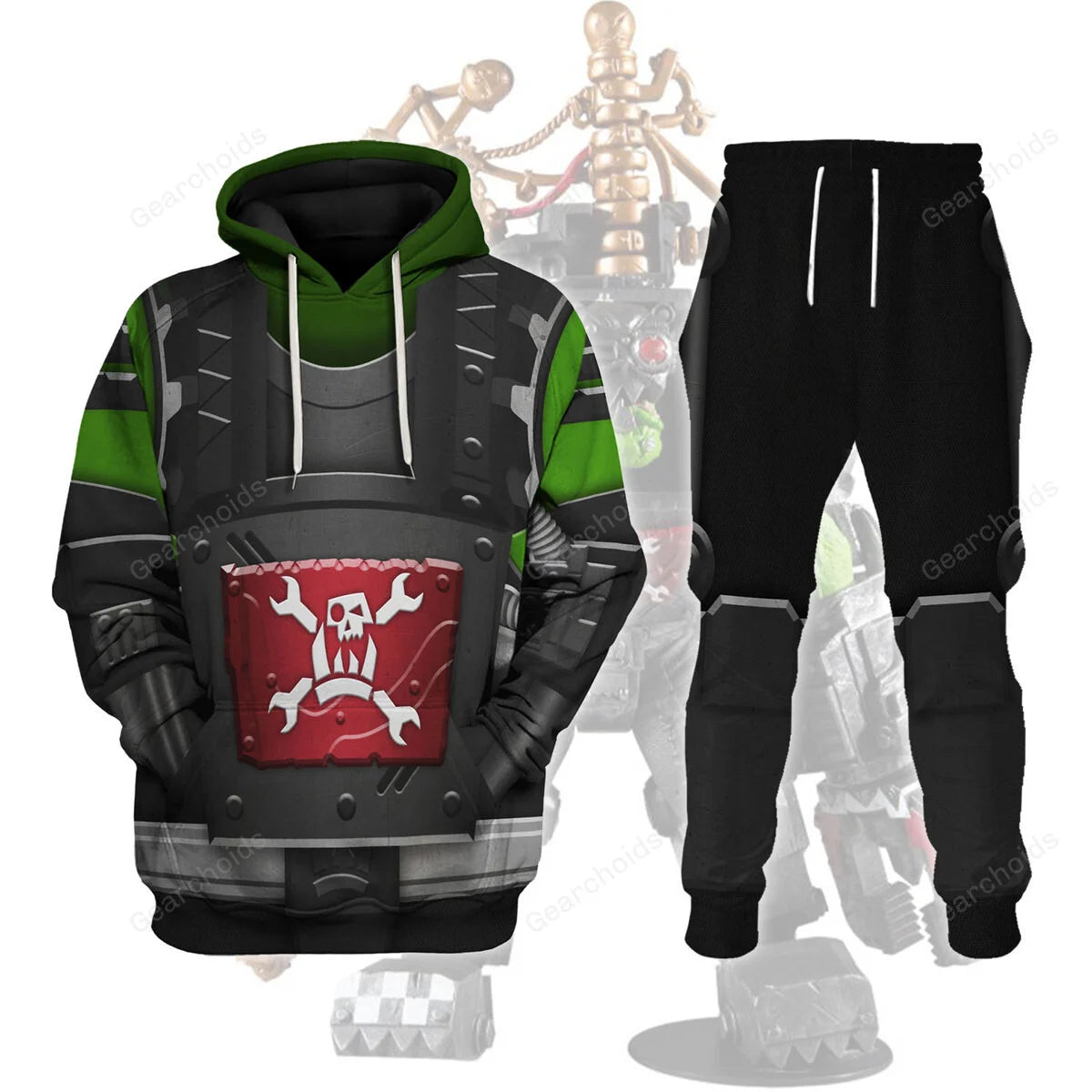 Warhammer Ork Big Mek Mega Action - Fandom Hoodie Sweatshirt Sweatpants