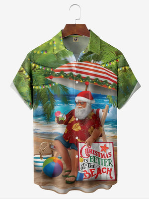 Christmas Is Better At The Beach - For Men And Women - Hawaiian Shirt