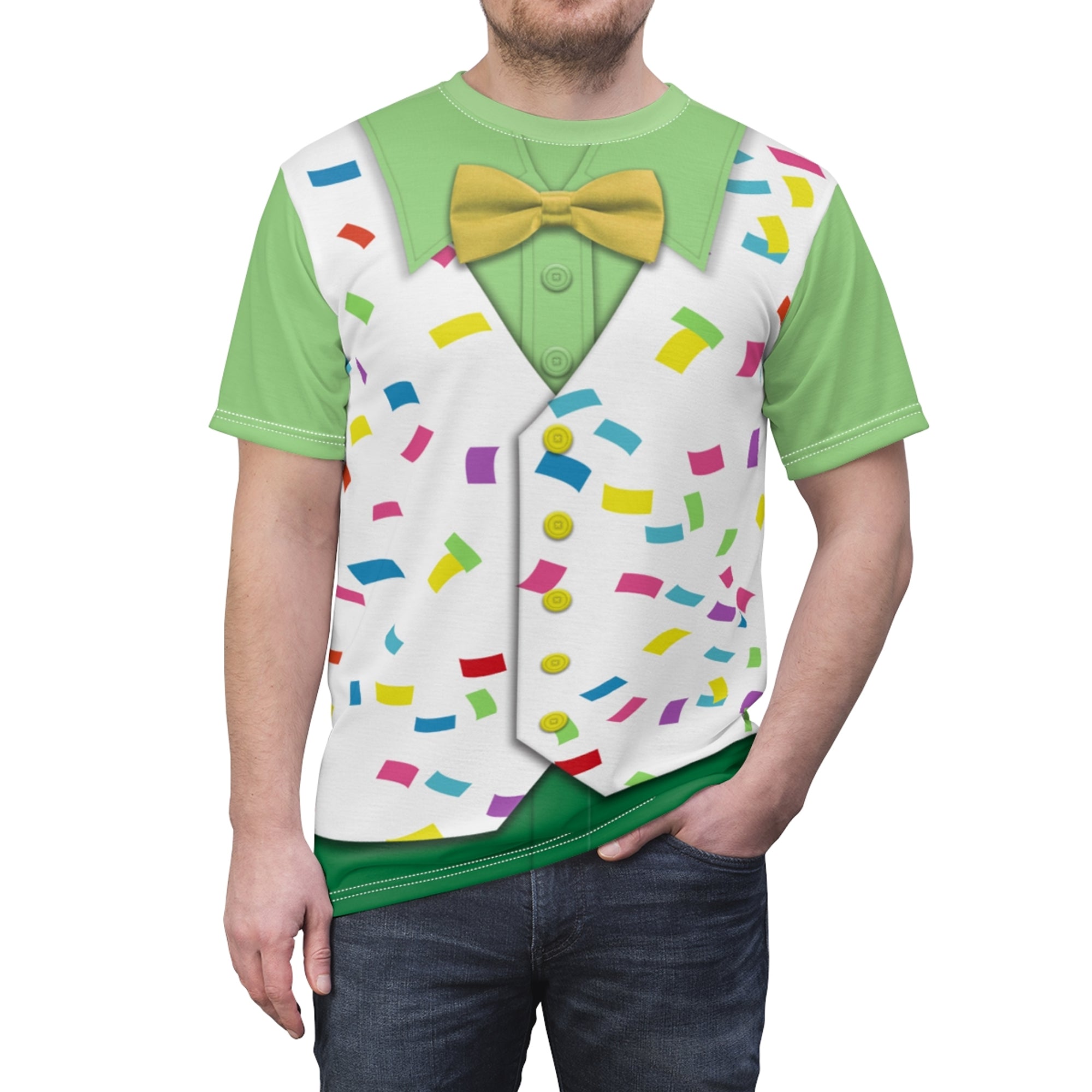 Green Move It! Magic Kingdom Costume Cosplay T-shirt