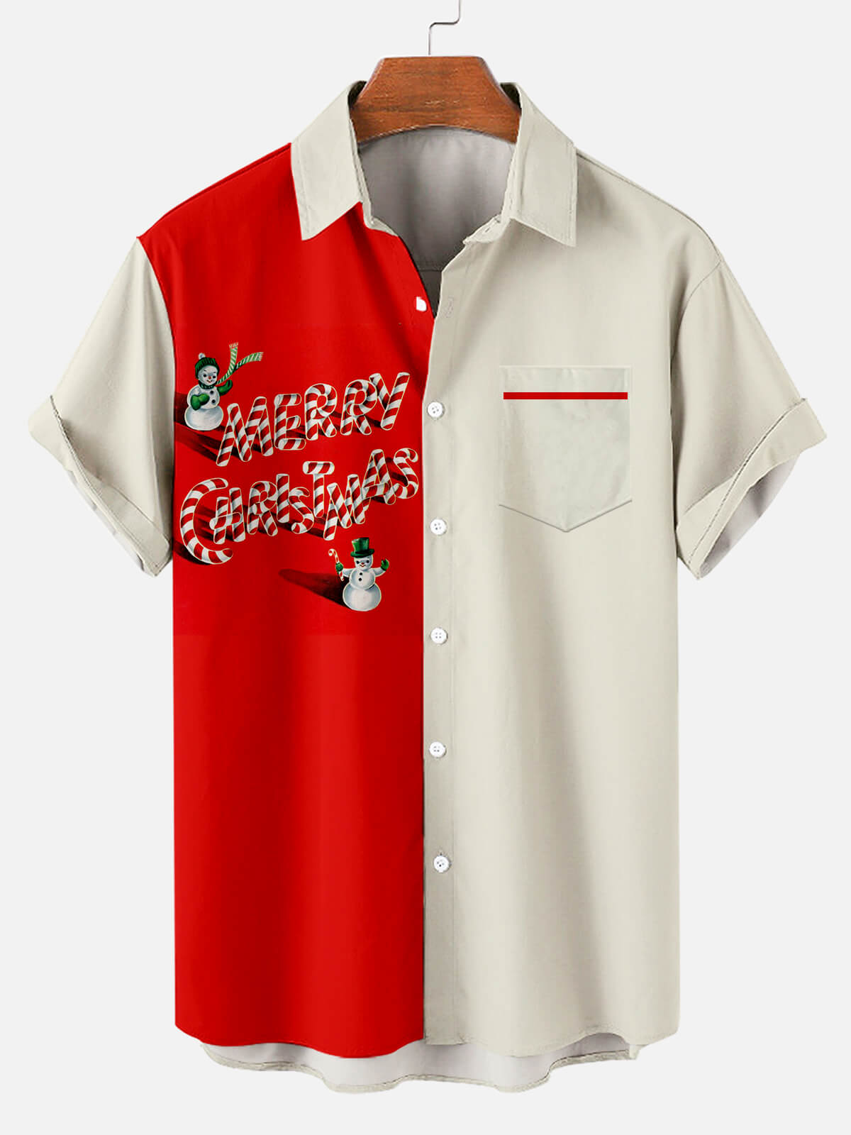 Christmas Snowman - For Men And Women - Hawaiian Shirt