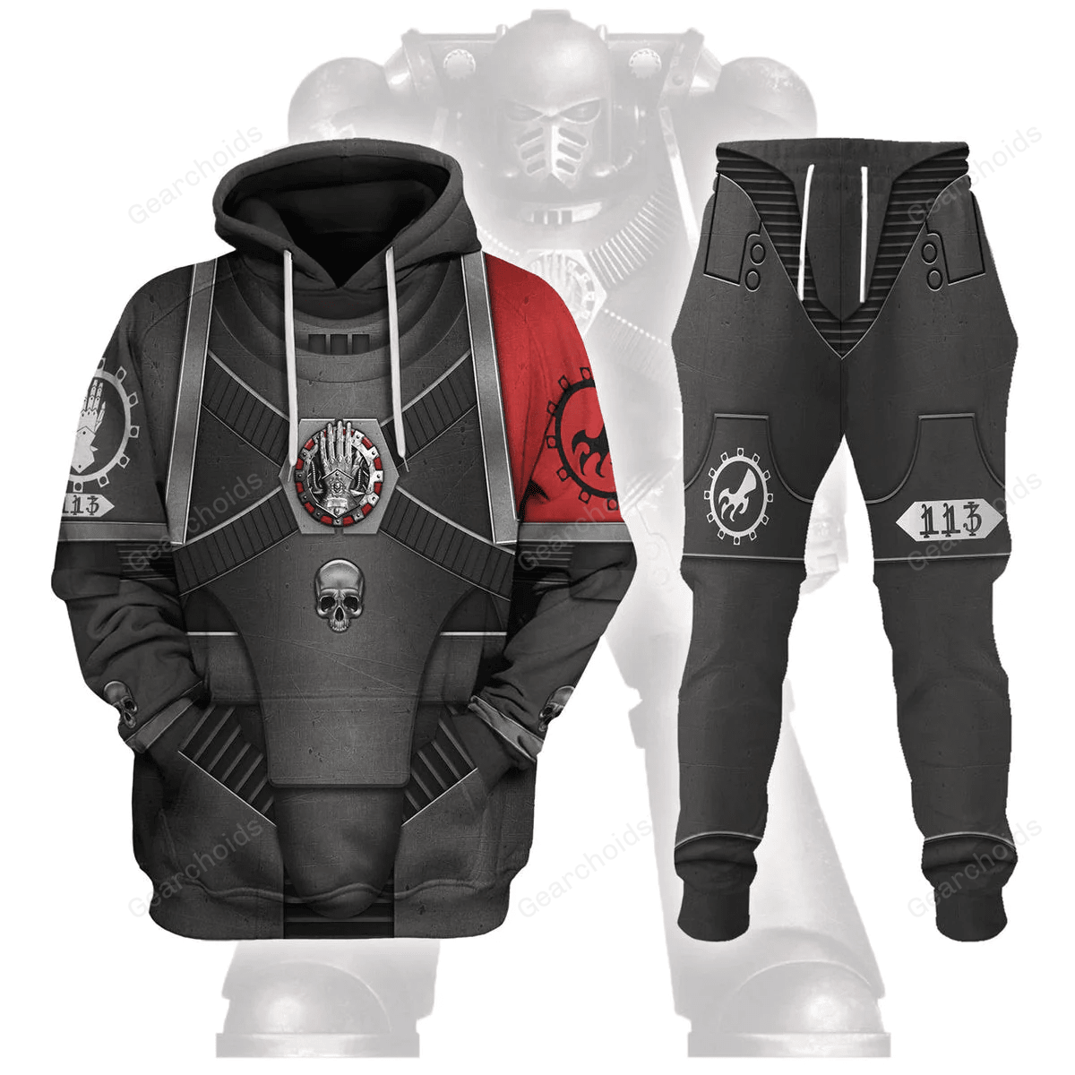 Warhammer Pre-Heresy Iron Hands In Mark IV Maximus Power Armor - Fandom Hoodie Sweatshirt Sweatpants WHHS182 HSQT4169