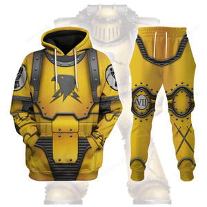 Warhammer Imperial Fists in Mark III Power Armor - Fandom Hoodie Sweatshirt Sweatpants