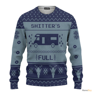 Shitters Full Xmas Ugly Sweater - Best Gift For Christmas