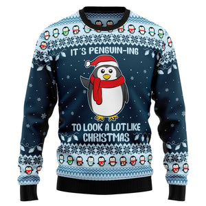 It's Penguin-ing Christmas Ugly Sweater