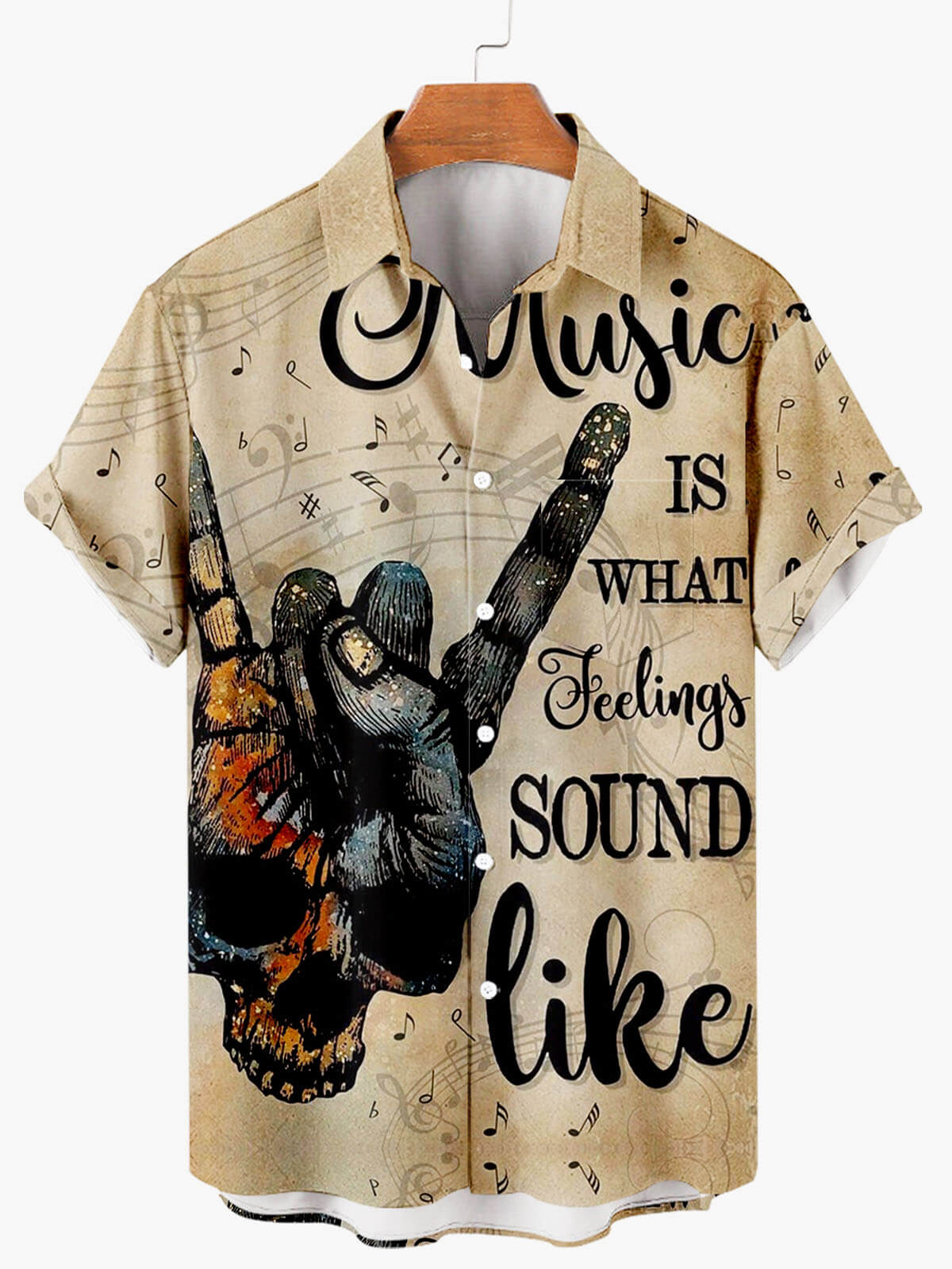 Music Is What Feelings Sound Like - Hawaiian Shirt