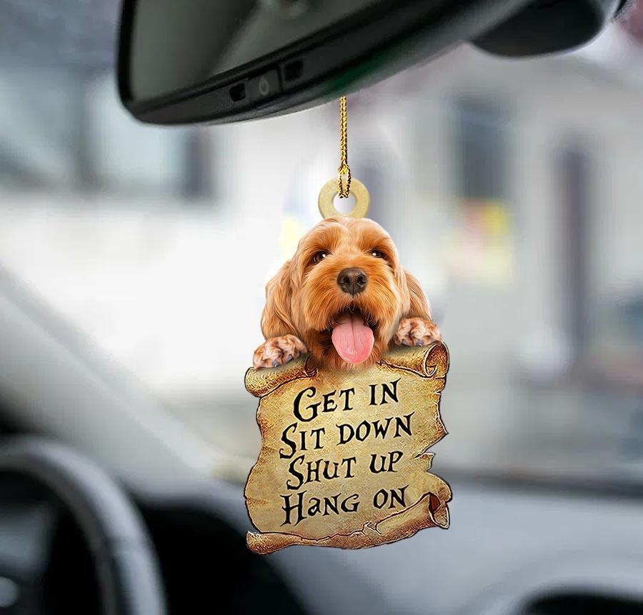 Cockapoo Get In Two Sided Ornament - Gift For Dog Lover