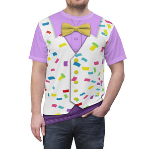 Purple Move It! Magic Kingdom Costume Cosplay T-shirt For Men