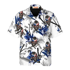 Victory Or Valhalla Viking White - Hawaiian Shirt