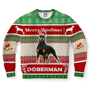 Doberman Dog Ugly Christmas Sweater