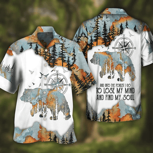 Camping And Into The Forest I Go To Lose My Mind - Hawaiian Shirt