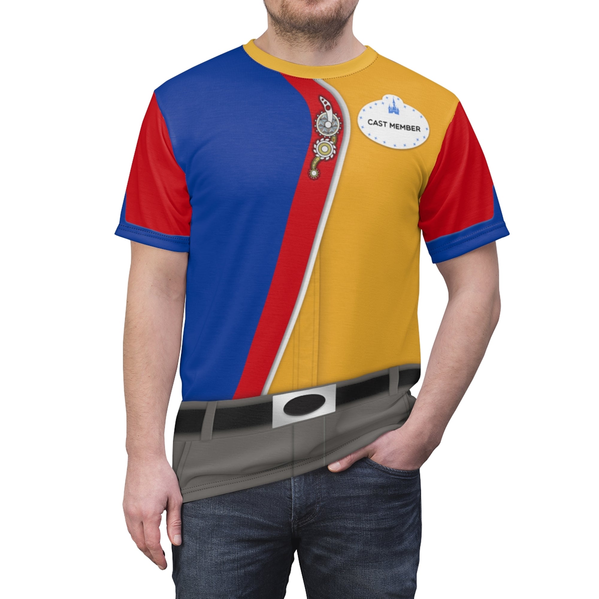 Epcot Mouse Gear Cast Member Epcot Costume Cosplay T-Shirt