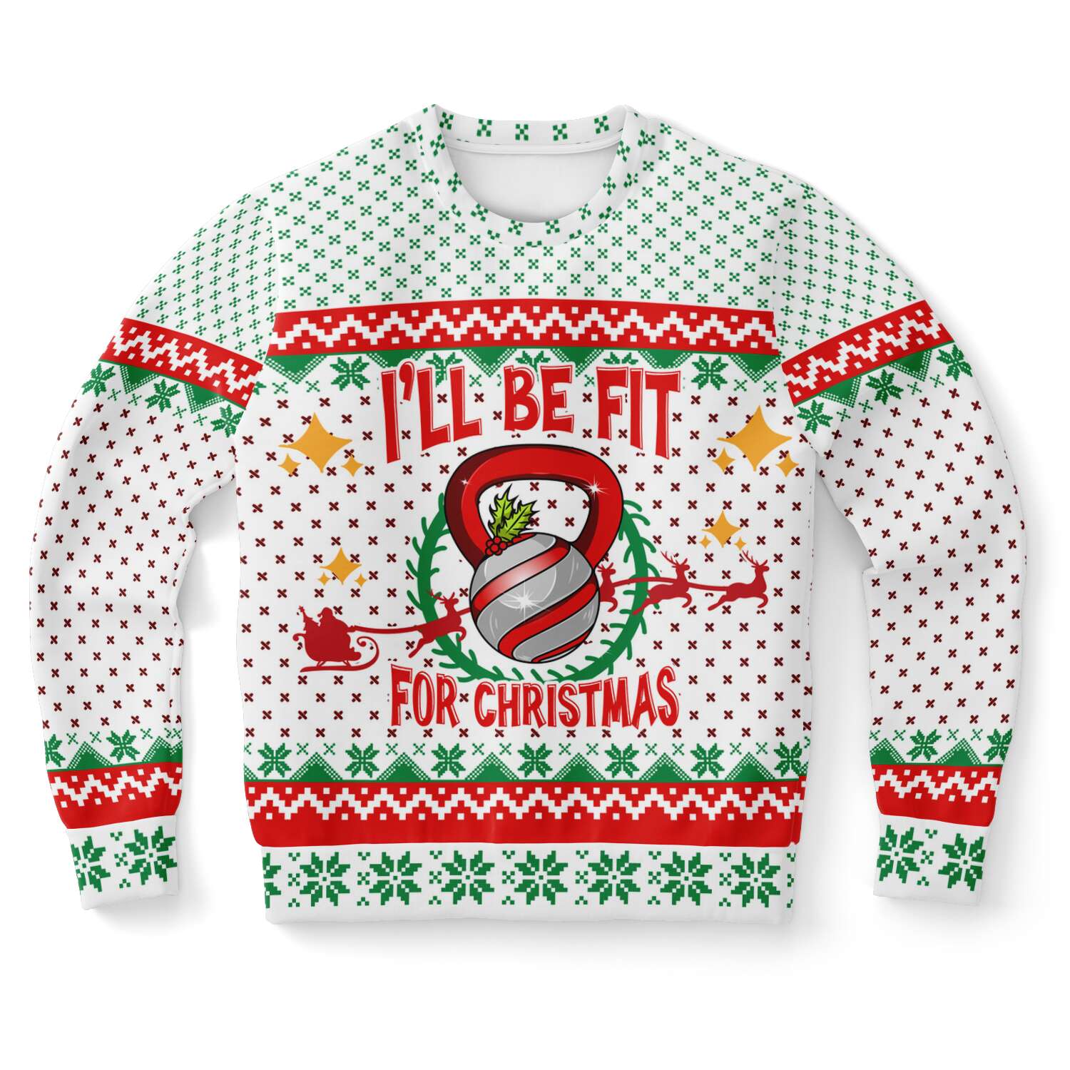 I Will Be Fit For Christmas Ugly Sweater