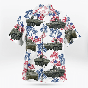 Us Army Stryker Tank Independence Day - Hawaiian Shirt