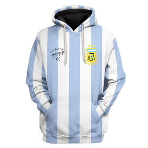 Maradona Jersey Cosplay Costume Hoodie