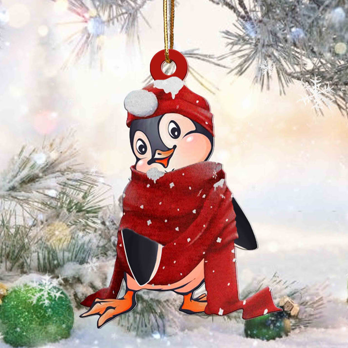 Penguin Cold Ornament - Gift For Ocean Lover