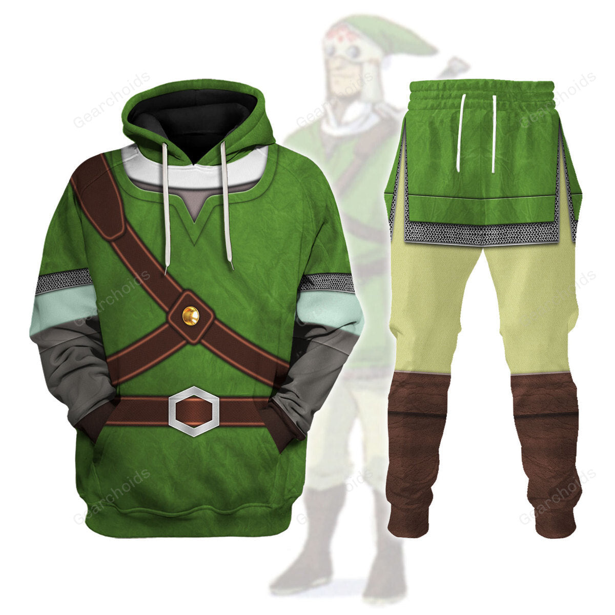 Knights Of Skyloft Green Hoodie Sweatshirt Sweatpants ZDHS10