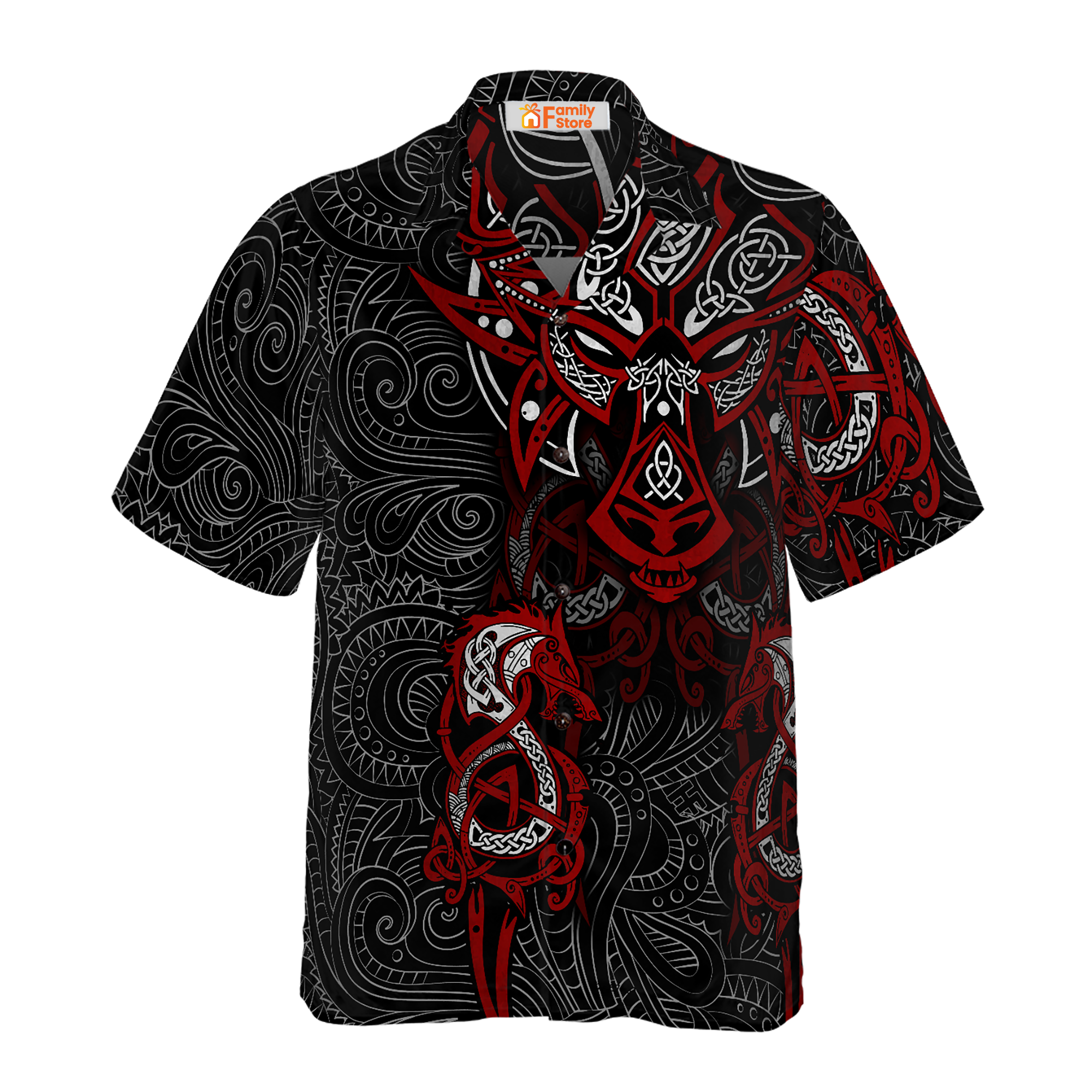 Viking Tattoo Dragon - Hawaiian Shirt