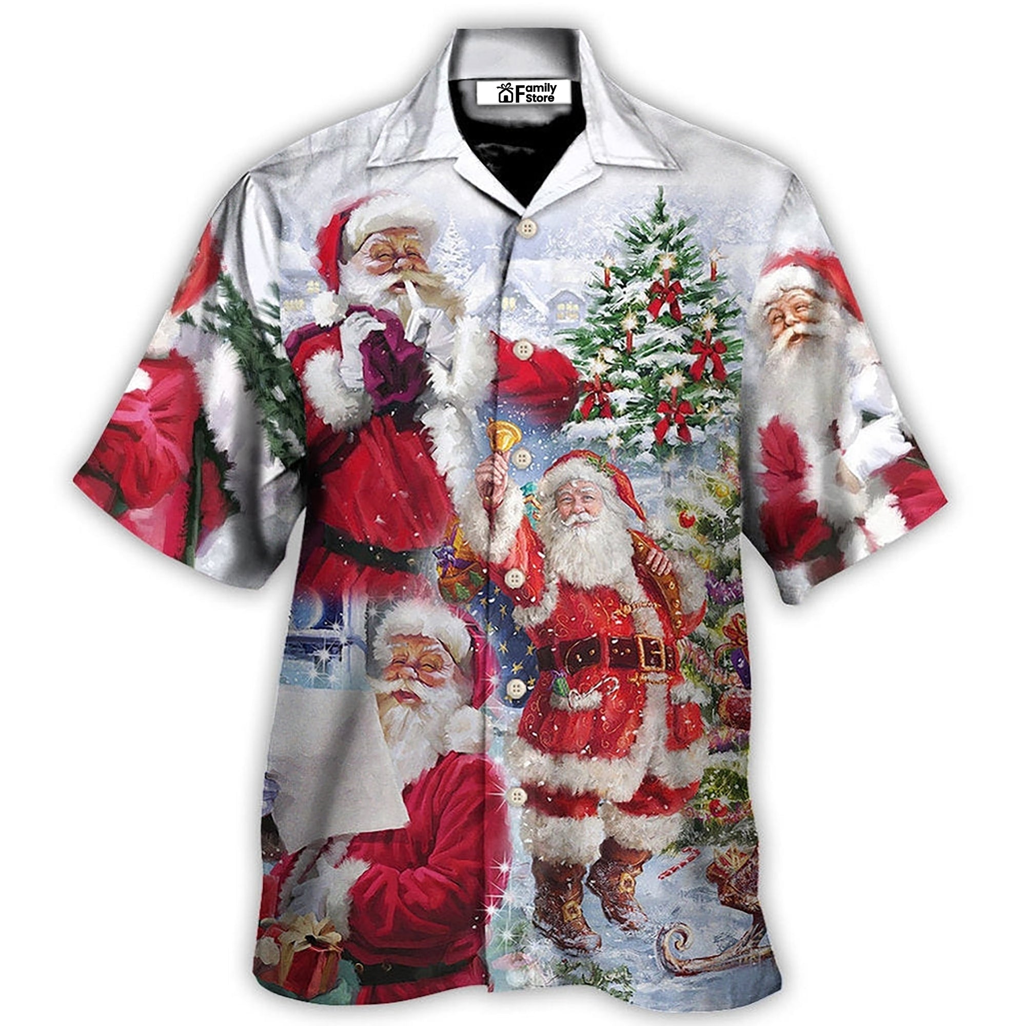 Christmas Santa Claus Is Coming To Town - Hawaiian Shirt