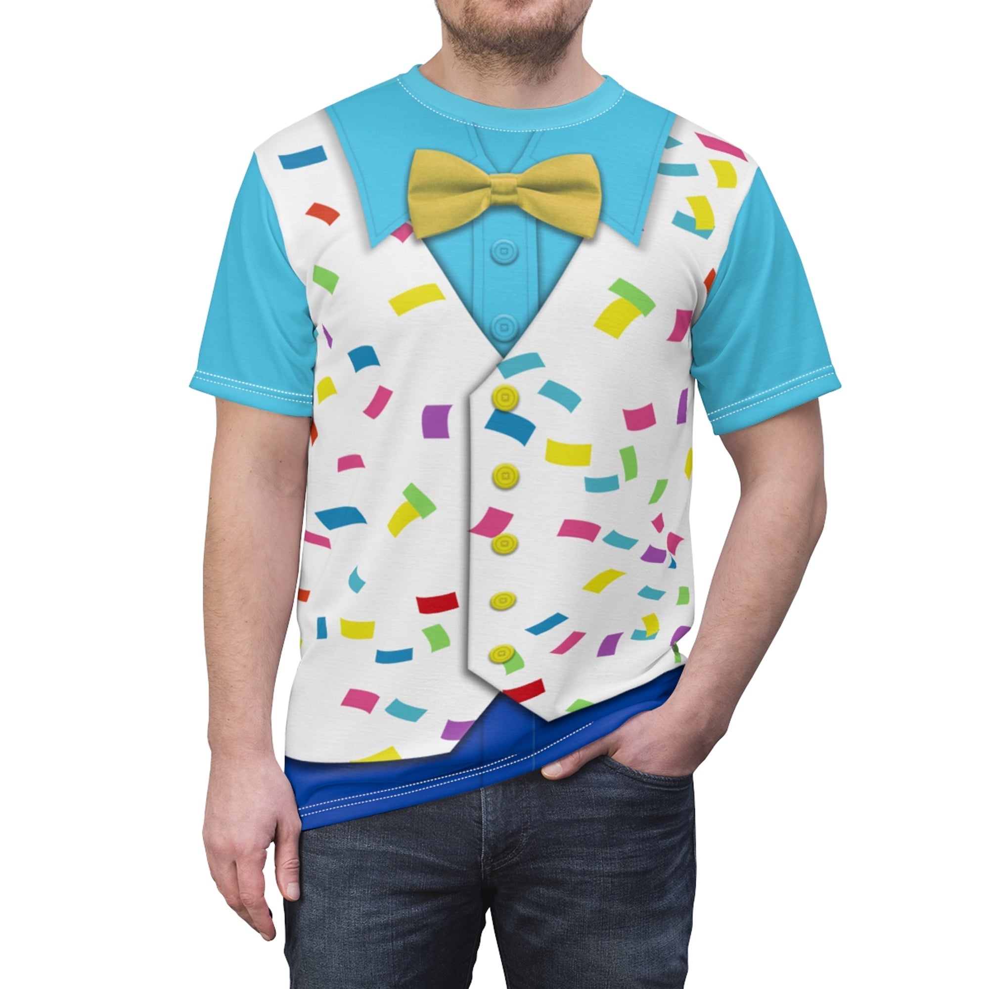 Blue Move It! Shake It! Mouseke Dance It! Costume Cosplay T-shirt