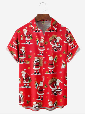 Christmas Pattern Santa With Gifts - Hawaiian Shirt