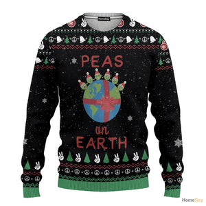 Peas On Earth Ugly Sweater - Best Gift For Christmas Xmas