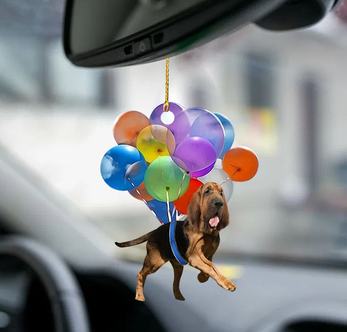 Bloodhound Fly With Bubbles - Gift For Dog Lovers - Ornament