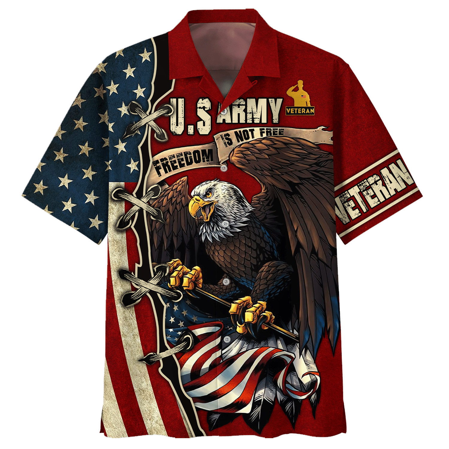 Army I Paid For It United States Veteran - Hawaiian Shirt