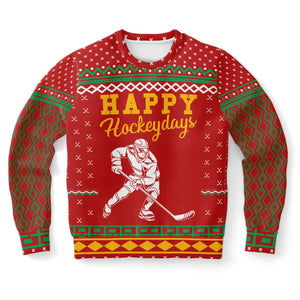 Happy Hockeydays Ugly Christmas Sweater